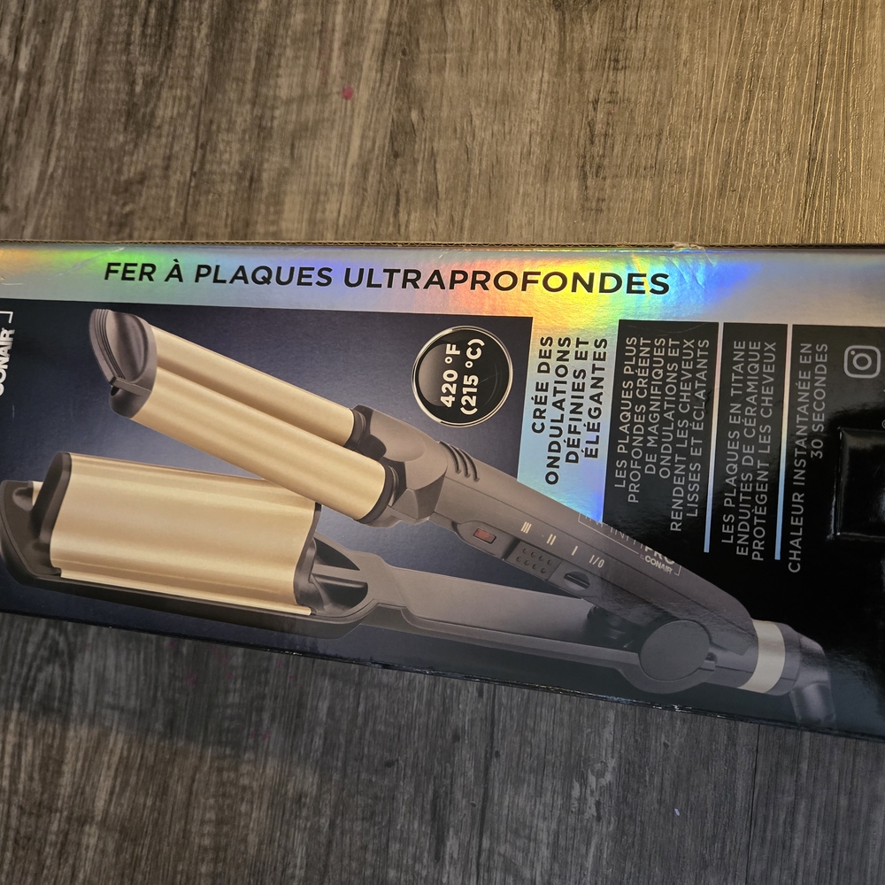 Gold Hair Waver Iron